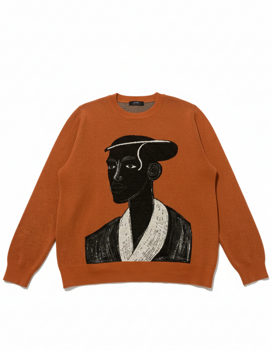 Amasunzu Heritage-Knit Sweater
