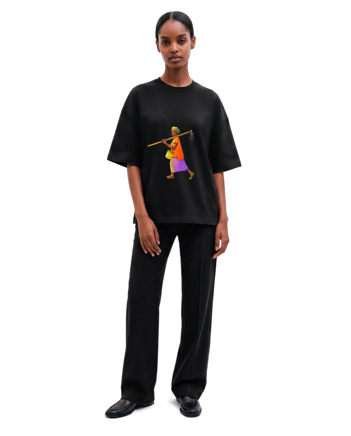 Harvest of Resilience Tee worn by a model